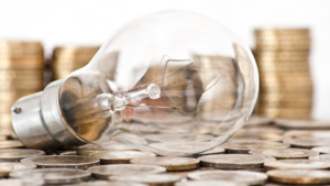 Lightbulb with Money- Heating Rebates