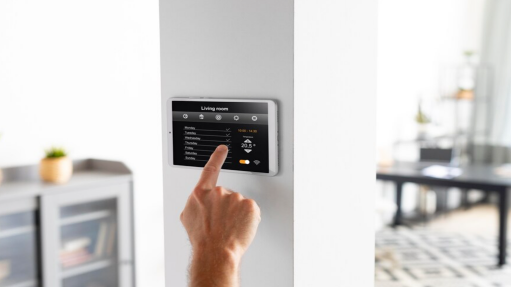 Smart Home Automation Tablet on the Wall