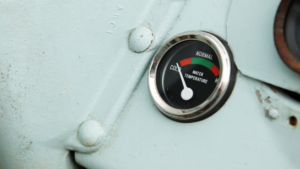 Temperature Gauge on a Navien Tankless Water Heater